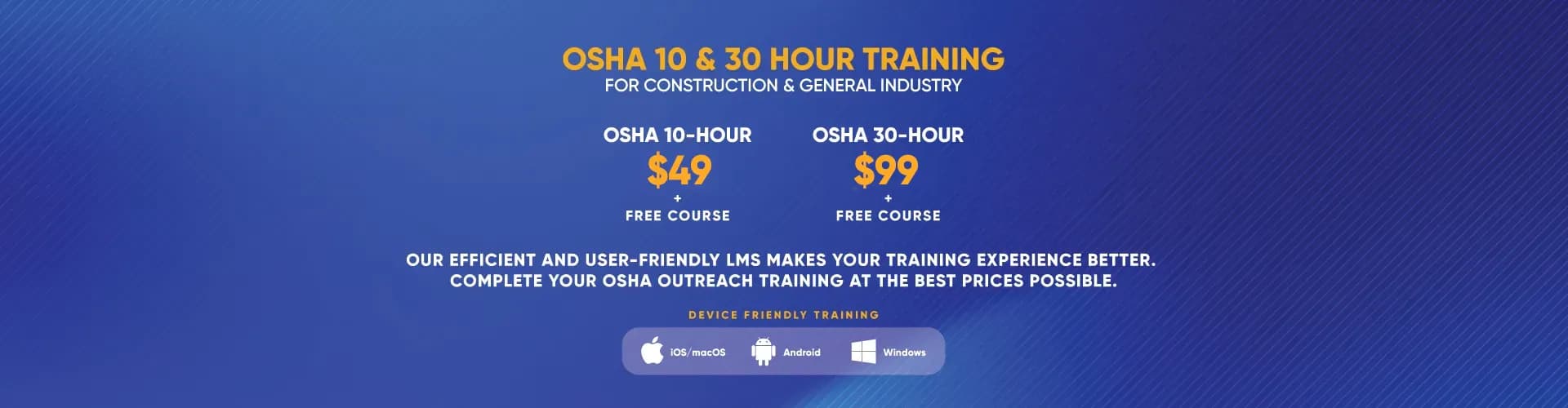 OSHA 10 & 30 HOUR